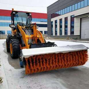 车载式 载机改XQT除路雪 机道扫雪路面清雪前置避障雪推铲可拆卸装