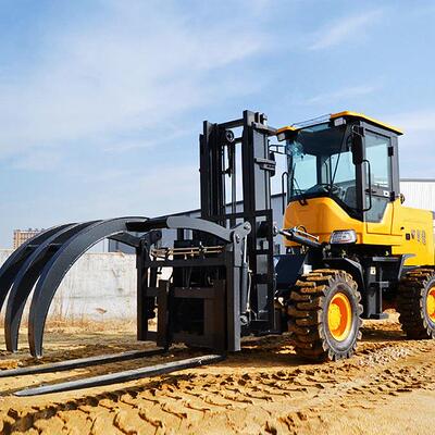 成德 越野叉车 搬运装卸多功能柴油6吨升降起重机