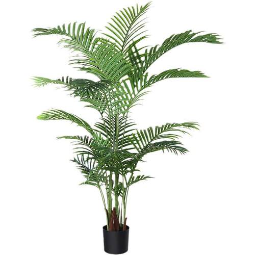 热销人造棕榈树北欧家居客厅大型盆栽植物装饰假散尾葵