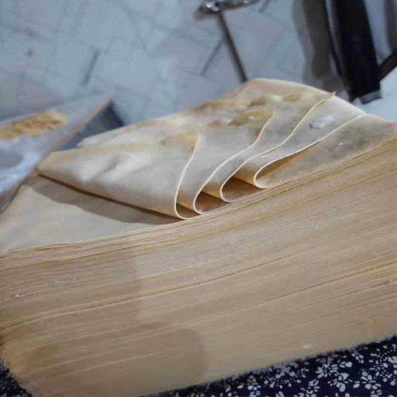 安徽八公山薄豆腐丝商用牛肉汤专用千张丝淮南手工豆腐皮新鲜千张