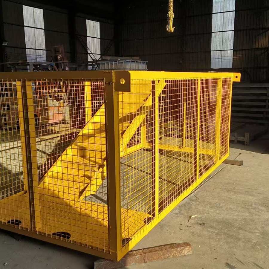 建筑施工安全梯笼 路桥施工封闭式安全梯笼爬梯 基坑爬梯