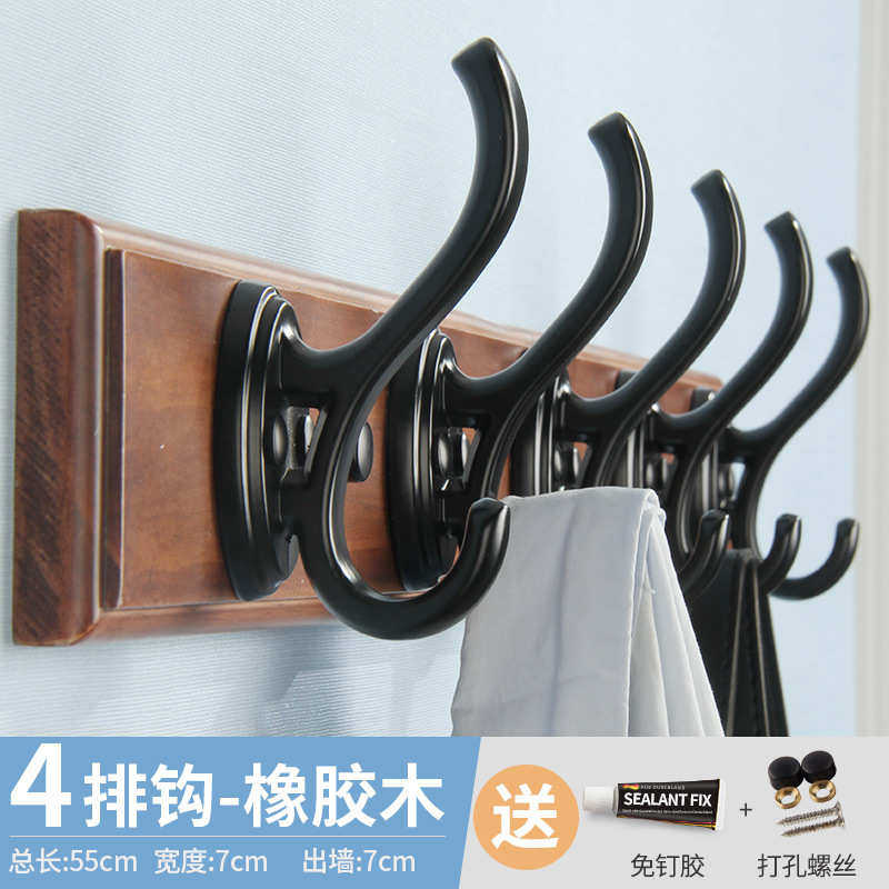 壁挂墙上户玄关门衣服挂钩墙壁钩挂衣免架衣帽打孔挂衣进门进勾后