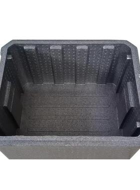 户黑泡色外商用泡沫保温箱箱生鲜LOL冷链配送保温车载沫箱外卖箱