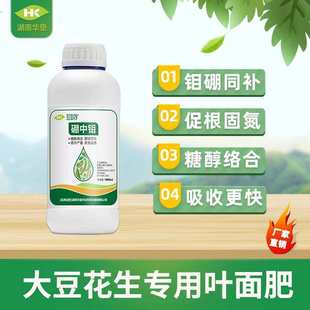 包邮 硼中钼糖醇硼肥钼肥叶面肥花卉果树壮籽饱满补硼补钼固氮 华垦