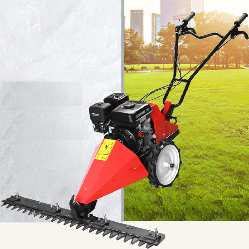 厂家直销升级新款现货手推剪草机 大马力柴油割草机 农田高草荒草