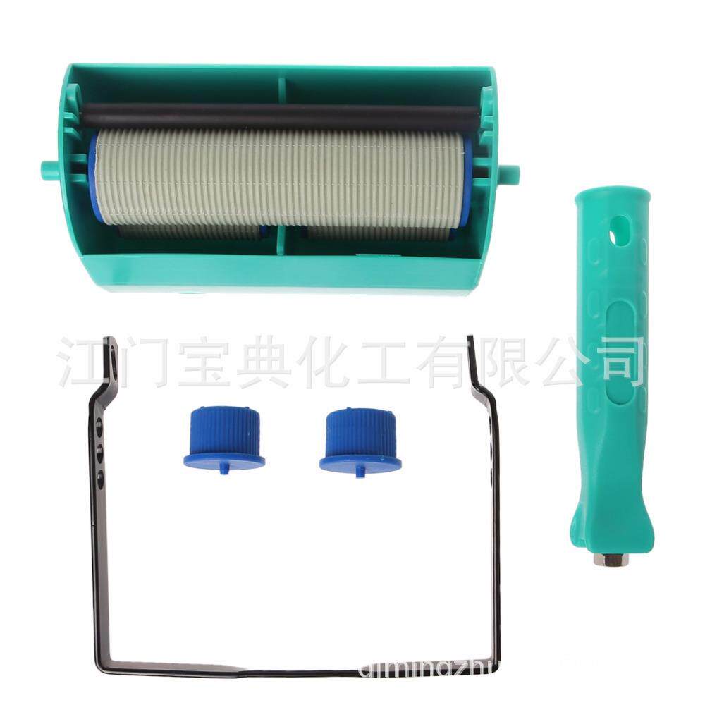 漆双色艺术308装饰机涂装工具筒料盒厂墙艺花纹幻彩印花滚源头工