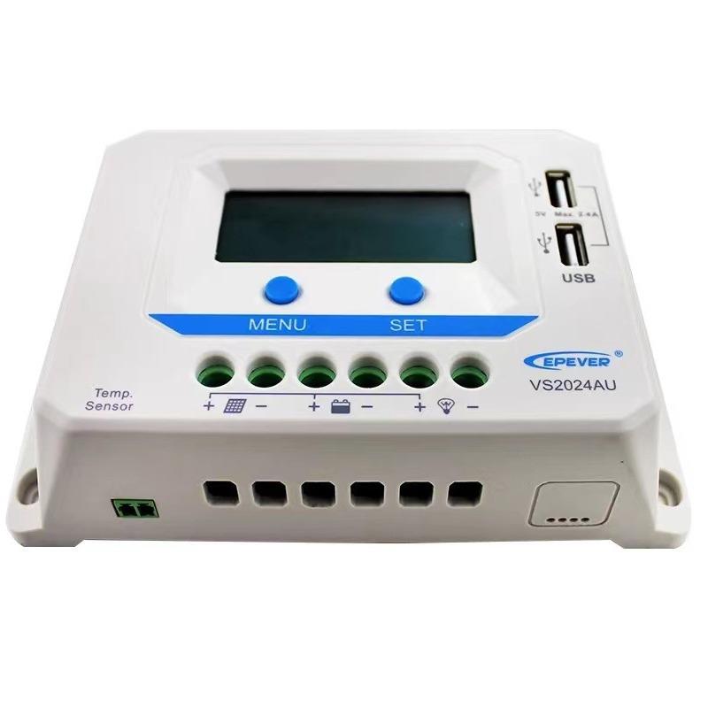 60A 12V24V36V48V60a VS6048AU光伏发电充电太阳能控制器稳压器