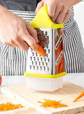 Cheese grater Box Grater-4 Sides Stainless Steel不锈钢四面刨