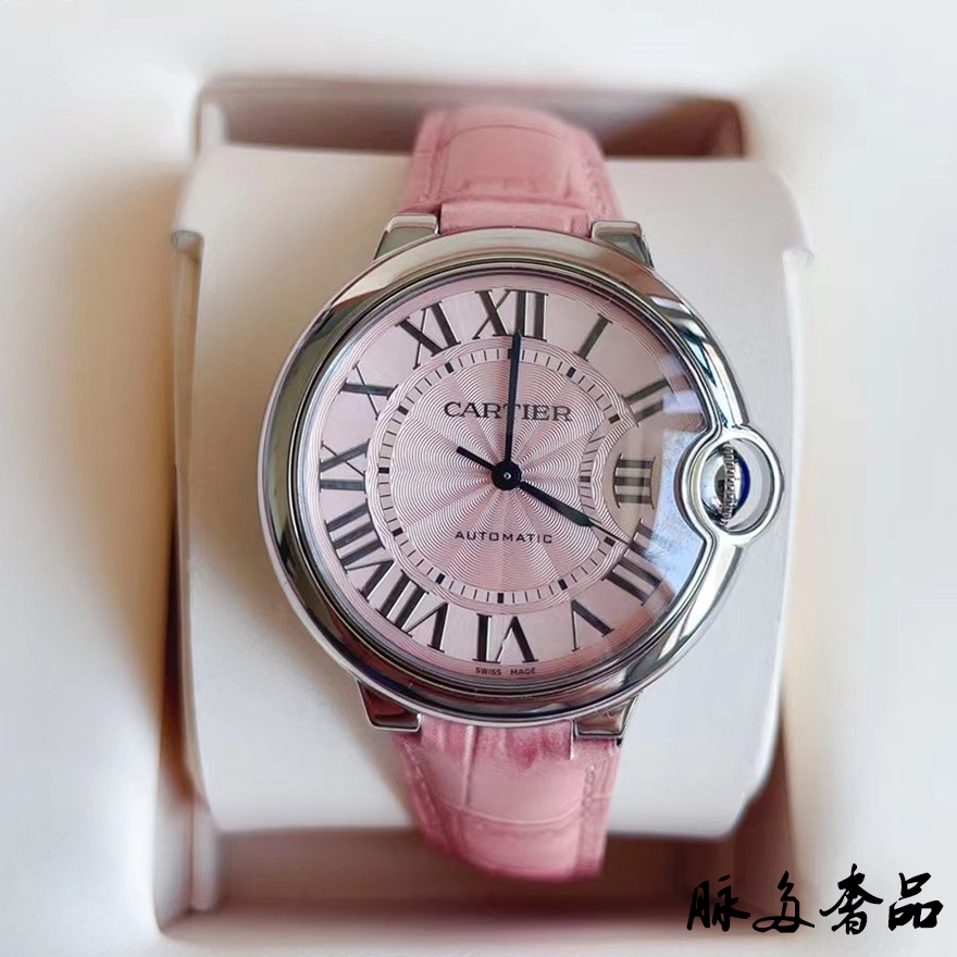 一口价[98新]卡地亚36mm蓝气球手表女表全自动机械手表WSBB0007