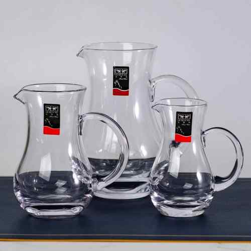 洋酒白酒分酒壶套装水晶玻璃酒盅家用分酒器饭店玻璃厚实酒店商用