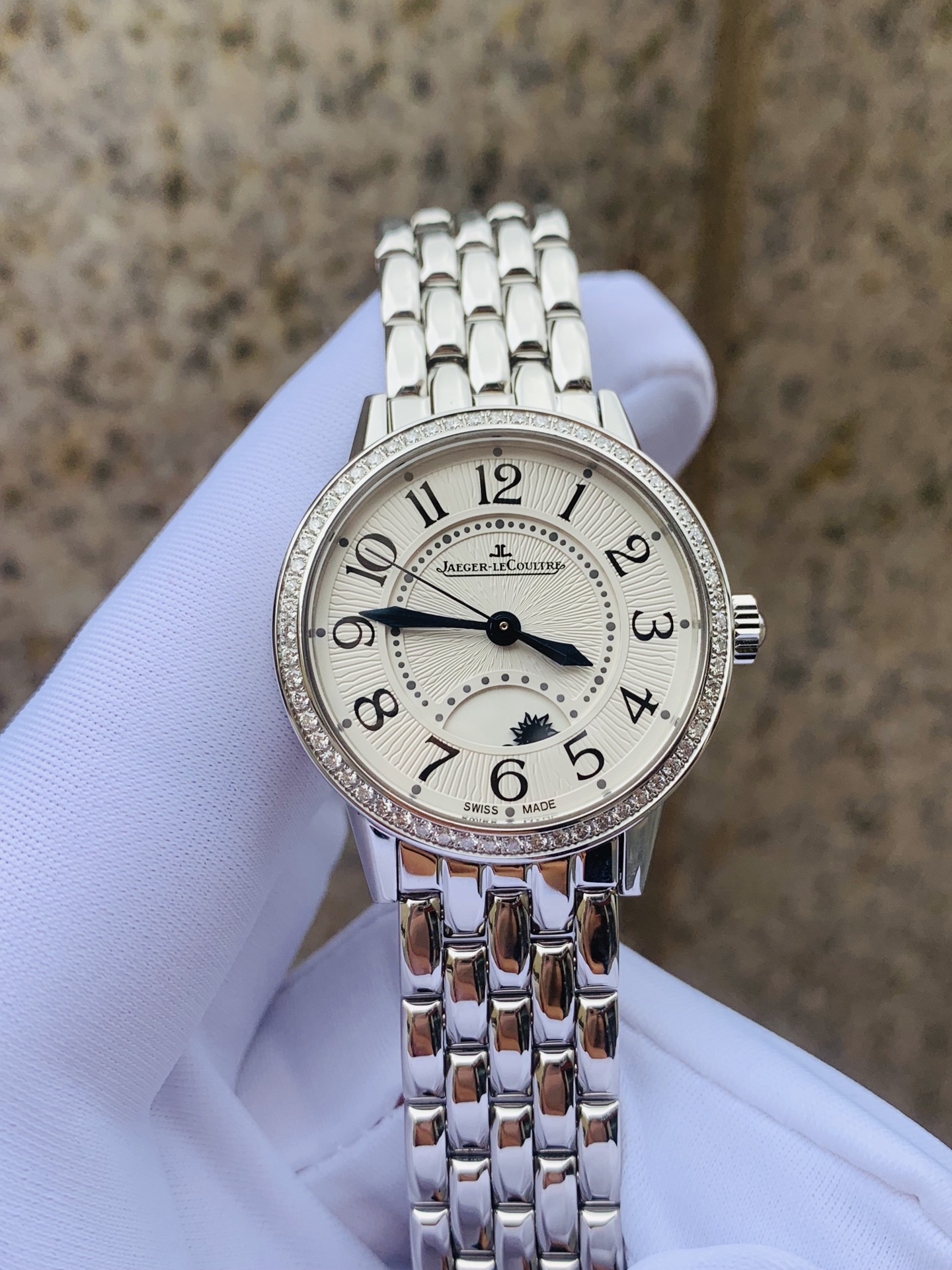 [9.8新] 积家约会月相手表女款原钻自动机械月相女士腕表3468121