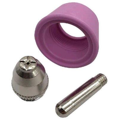 40Pcs Plasma Cutter Torch Consumables Electrode Nozzles