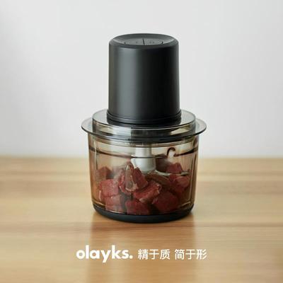 新款olay功ks立时绞肉机家用小型电动动碎肉打馅蒜泥多能全拌自搅