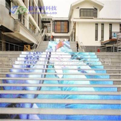 LED楼梯屏 楼梯阶梯led地砖屏 商场酒店酒吧舞台地面显示屏互动屏