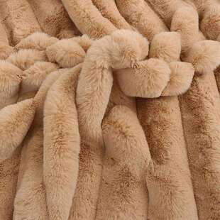 现货1400克 布料 7cm剪沟兔毛抽条竖条大兔毛坑条绒布家纺抱枕服装