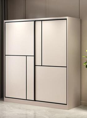 出衣柜用卧室柜子租屋推拉门SCV储物小户型家衣服柜简柜易多层收