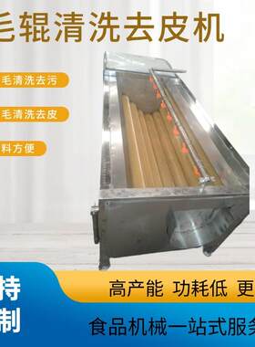 黄精白芷中药材清洗机海鲜扇贝海蛎子生蚝小龙虾清洗机商用去皮机