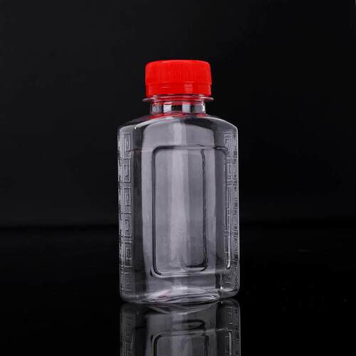 小酒瓶空瓶2二两三两半斤装100ml125毫升扁瓶密封塑料瓶白酒方瓶