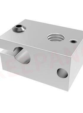 厂家3块E3D-V6加D打印机配件 新款E03D-传V6加热块 固定兼容PT10