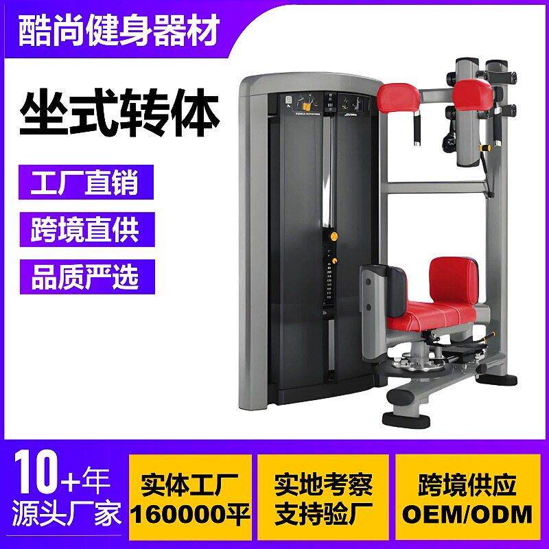 坐式转体商用健身器材大全肩部胸部腿部腹部背部腰部力量训练器