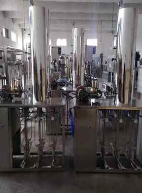 小型带含气酸气泡水苏打酒水气饮料加混RTD合灌装机械设备产碳厂