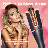 卷发棒防烫护发懒人干湿两用深u型全自动卷发器22mm批发