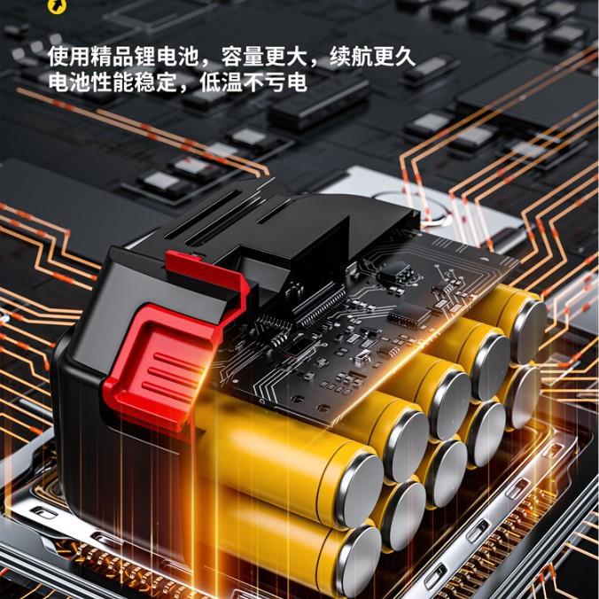 暴风机无刷锂电吹树叶吹尘机大功率无线充电式涡轮增压暴力风扇