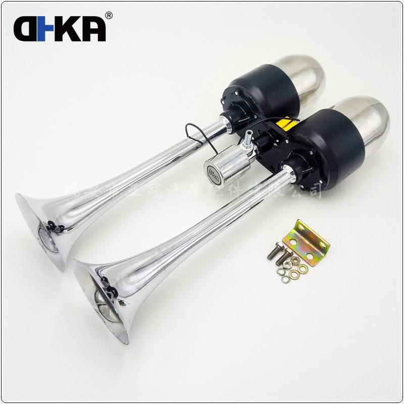 DAS141HKVA亚冠-AS141现货12V24/双管电延控气喇叭带双储气罐音