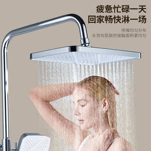 四功能大置物淋浴花洒套装 新品 简约家用卫浴59A黄铜冷热抗压防爆