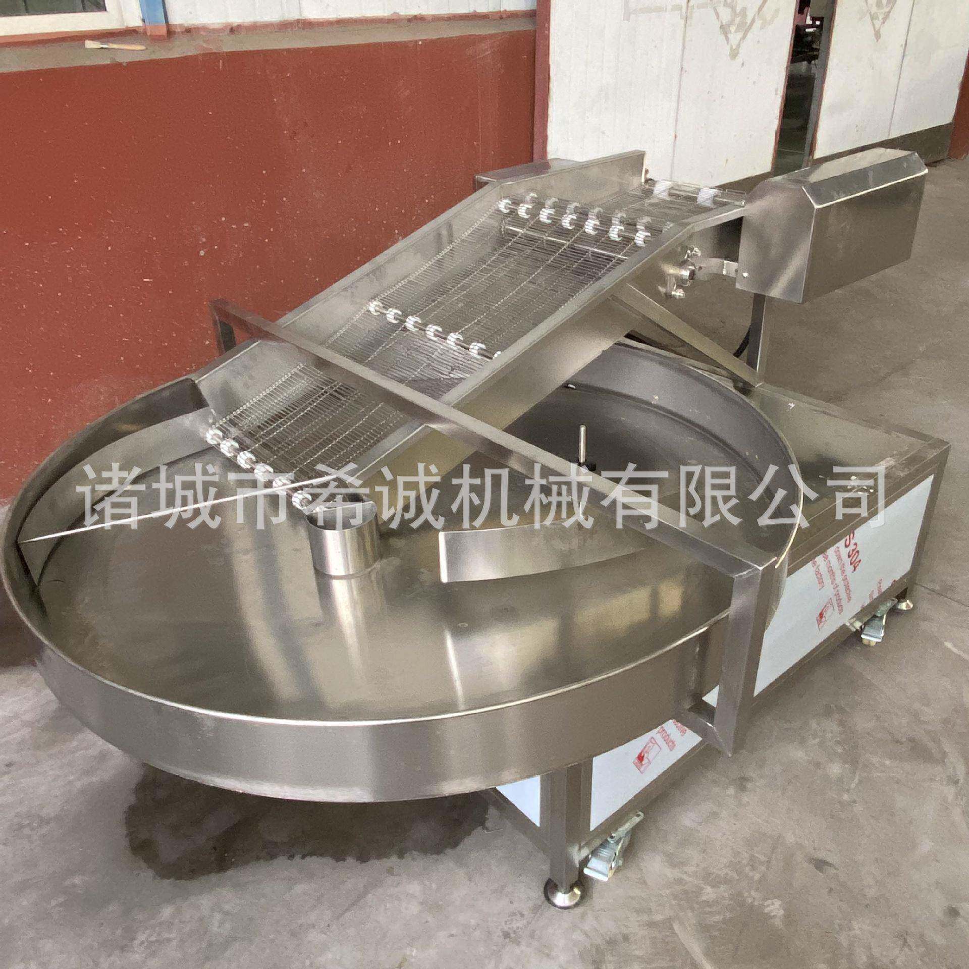 商用圆盘裹粉机小丸子鸡肉块全自动上粉机锅巴土豆裹粉机