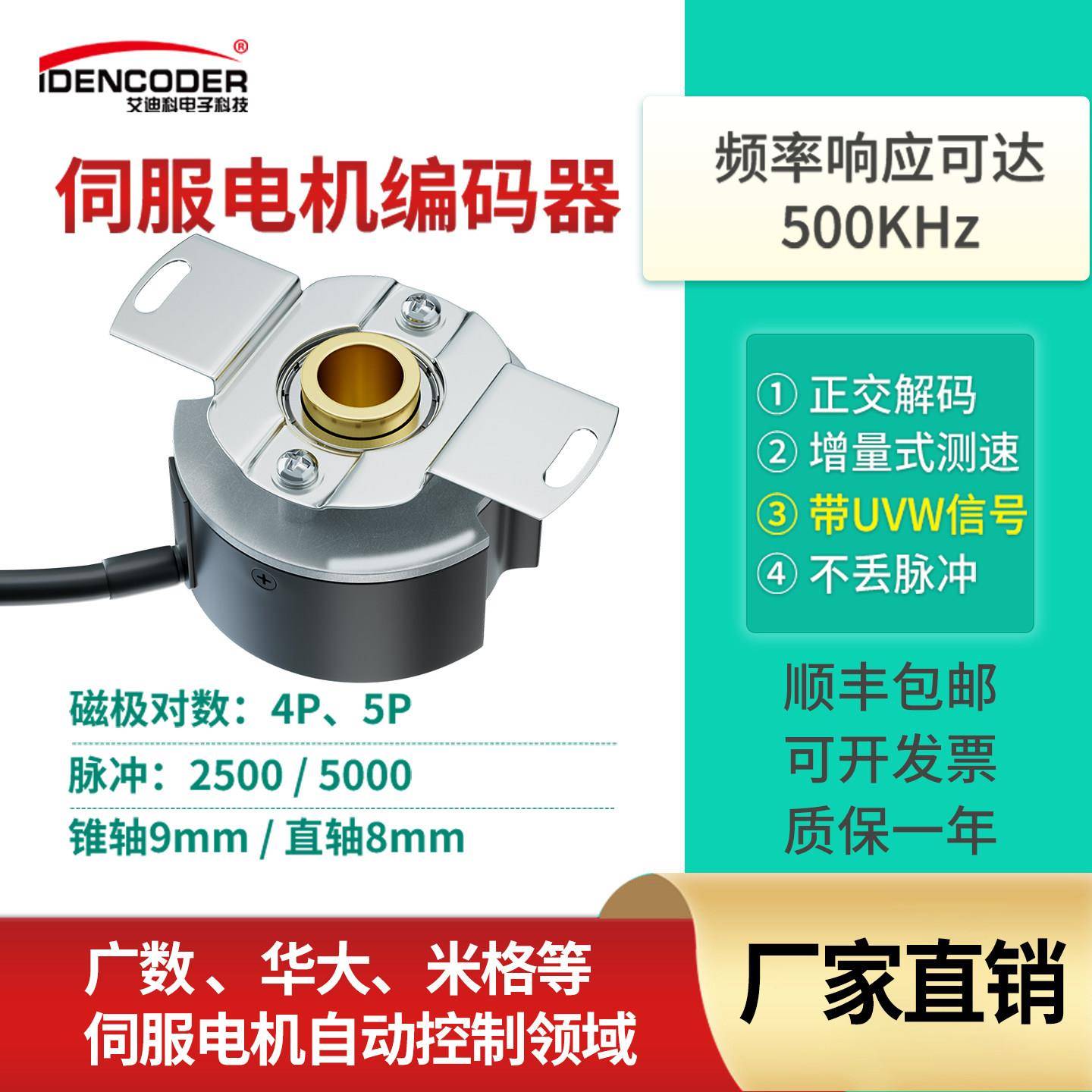 主轴伺服马达编码器替代多摩川内密控广数华大米格2500线 线编码