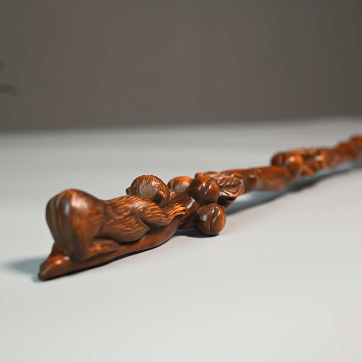 黄杨木背部挠痒抓痒器长柄抓背器老头乐木质挠痒扒痒痒挠不求人