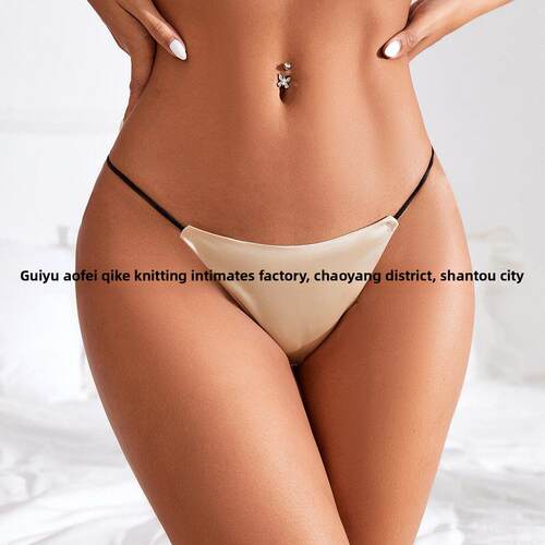 Women Cotton G-String Thong Panties Strings Underwear 内裤