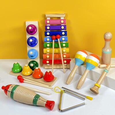 高档幼儿园打击乐器套道装儿童音乐课响音乐乐板节活动具音教学教