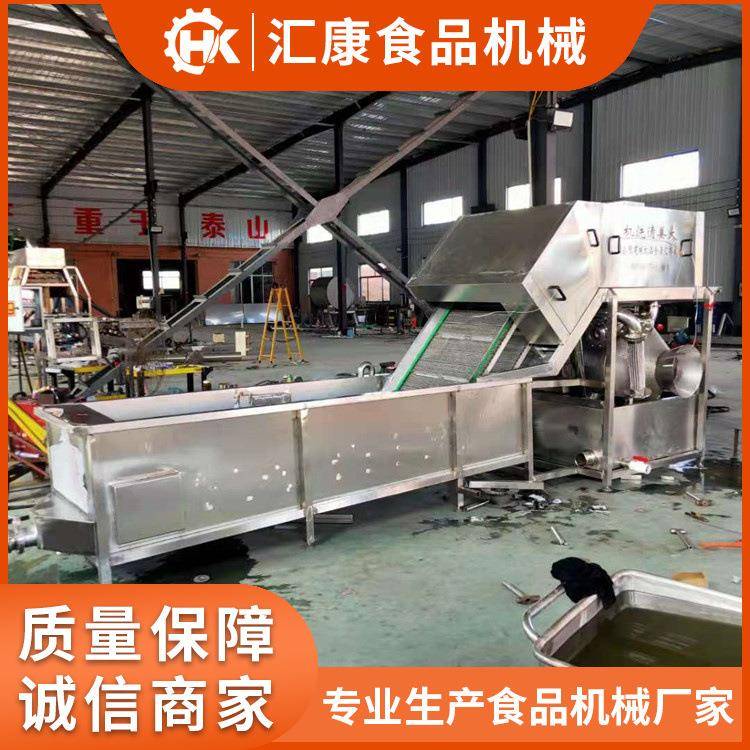 玉米去须喷淋清洗机 循环用水胡萝卜洗泥机 高压泵零件洗污机