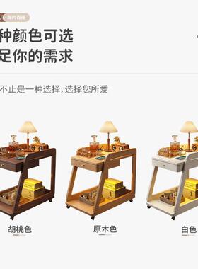 可ZFHS-H61移动实木边几小型实木角几边桌沙小发侧茶边柜几小户桌