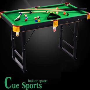 儿童台球桌室内1.4M折叠台球桌家用可折叠娱乐台球桌外贸批发