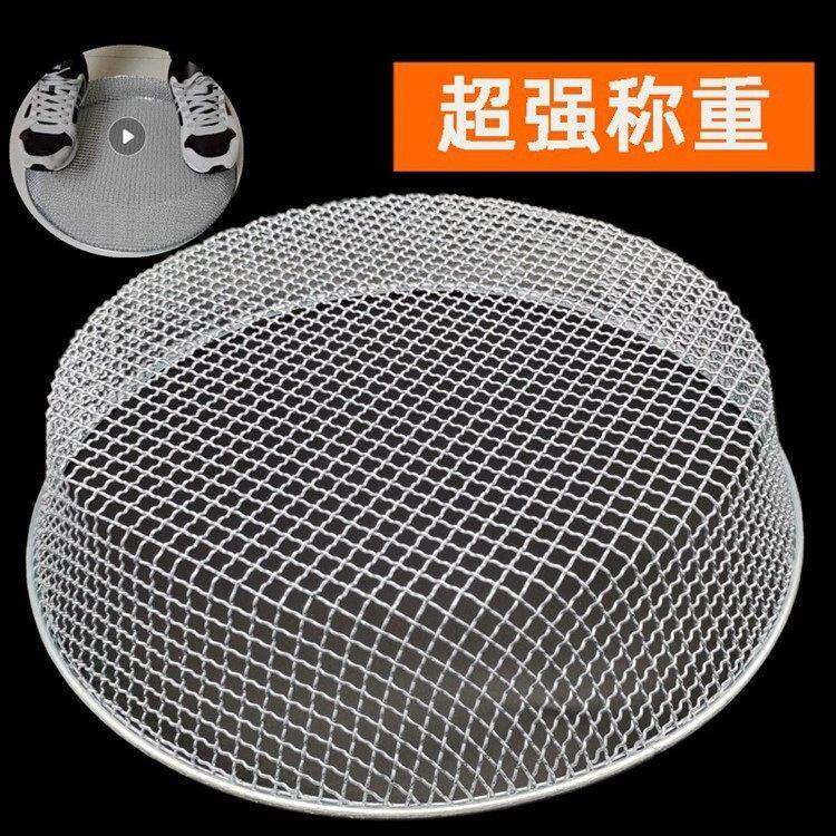 304不锈钢筛子圆形沙石子过滤筛板栗筛加粗铁钢丝筛网园艺筛筛土