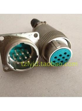 拆机 二手 JAE HRS GOLD CONN 连接器 SRCN6A21-10S 10芯航空插头