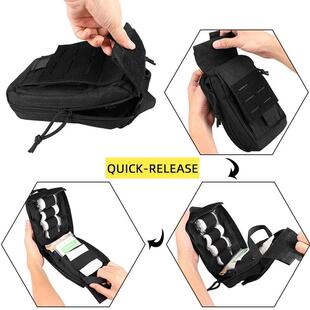 Tactical Medical Pouch Emergency Kit EDC Aid First Molle Bag