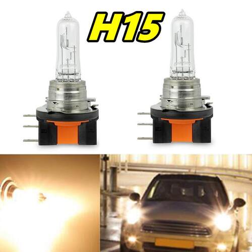 跨境外贸高品质石英H15远近光12V15/55W汽车卤素灯泡日行灯前照灯
