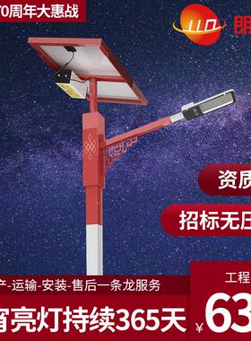 6米太阳能路灯LED光伏路灯30W40W60W厂家新农村道路灯户外7米8米