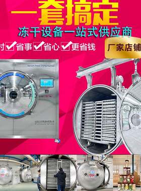 FD中药材食品用冻干机 果蔬真空水果冻干设备 草莓真空冷冻干燥机