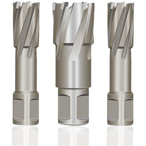 空心钻不头孔金属合金厚钢板开打孔器锈芯钢取扩孔磁力钻EOF钻头