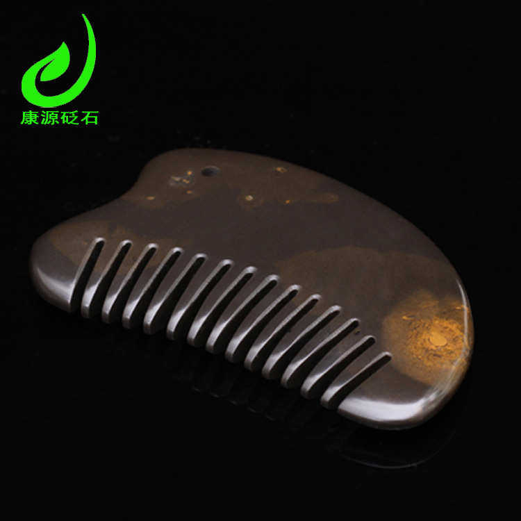 厂家直销 砭石石材砭石黄斑三角梳 刮痧梳子 黄斑砭刮痧板,个人护理/保健/按摩器材,按摩温熏调理器配件,淘宝优惠券,粉丝福利购,淘宝优惠卷