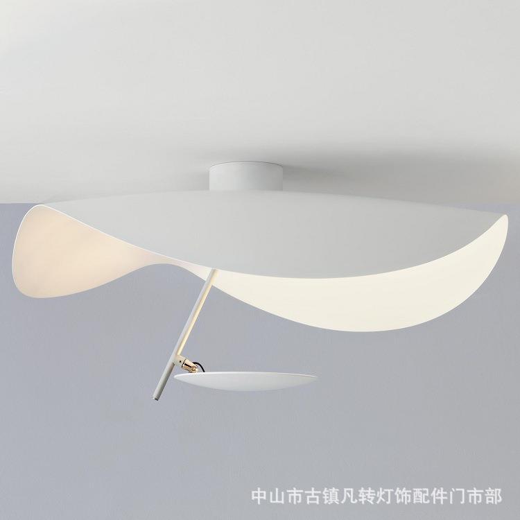 新款北欧后现代个性创意客厅餐厅设计师书房样板房飞碟金泊吊灯
