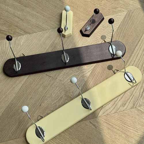 ins中古榉木挂钩服装店试衣间入户玄关墙面挂衣钩更衣室挂衣架