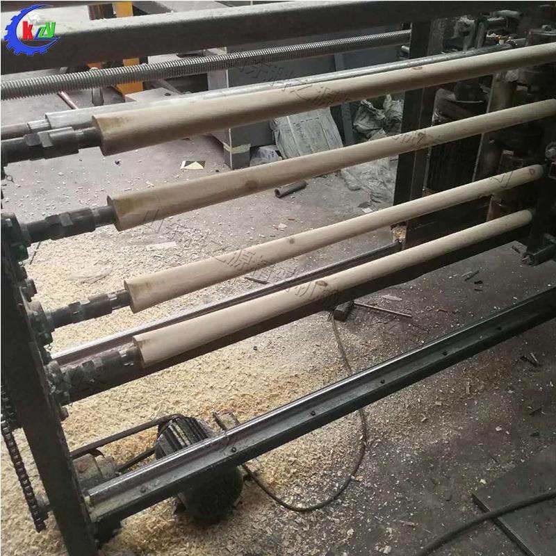 热卖型1.7米锄把机 四工位木柄圆棒机全自动锄头样稿把加工成型机