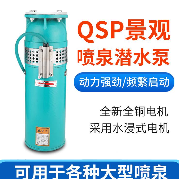 不锈钢景观喷泉泵水池花园喷水水泵可耐频繁启动喷泉专用潜水电泵