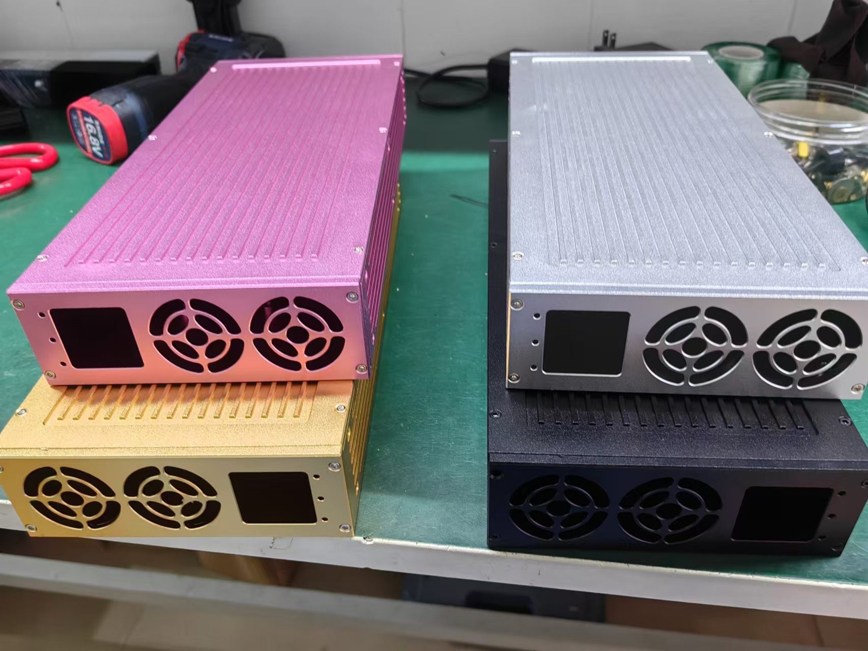 英可瑞大炮全套CNC壳子，配品字插头和XT90插头，只是壳子